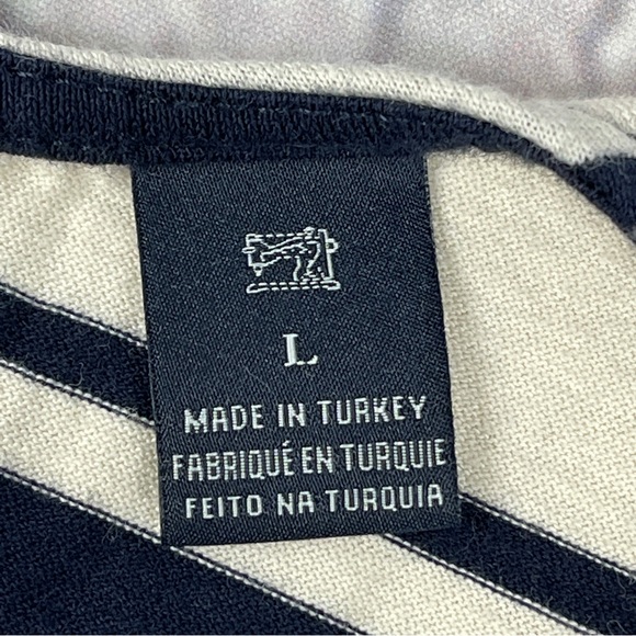 SCOTCH & SODA Amsterdam striped scoop neck Vacay Everyday cotton tank top size L - Picture 3 of 13